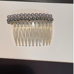 Vintage Hair Side Comb BEADED Retro 1980